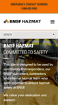 Mobile Screenshot of bnsfhazmat.com