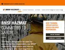 Tablet Screenshot of bnsfhazmat.com